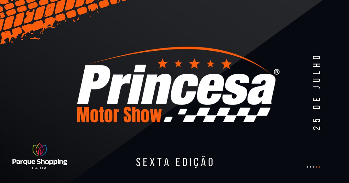 Arte da 6ª edição do Princesa Motor Show